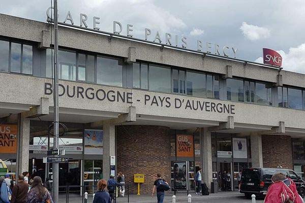 Gare de Bercy de l'exterieur